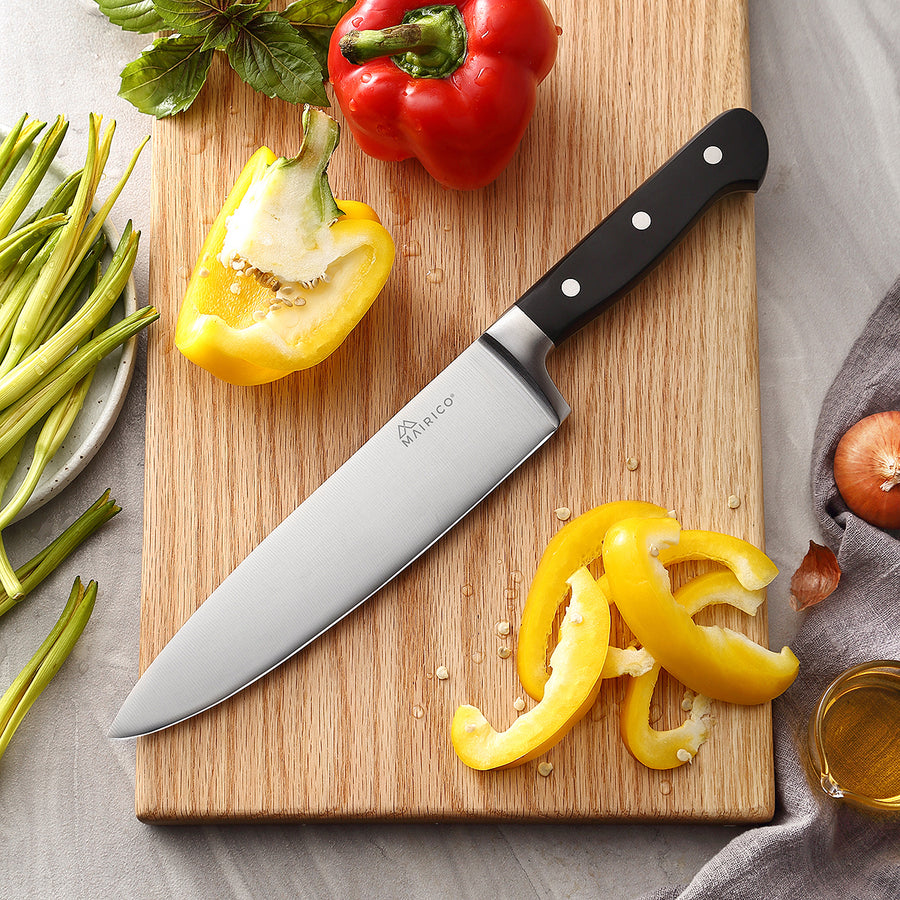 MAIRICO Premium Carving Knife - 11-inch Ultra Sharp Brisket Knife with Luxurious Pakkawood Handle and Granton Blade, Designed As Slicing Knife for